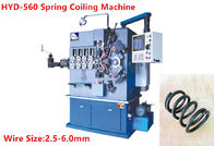 60m / Min Six Axes Helical Spring Wire Machine Mesin Spring Coiling Otomatis
