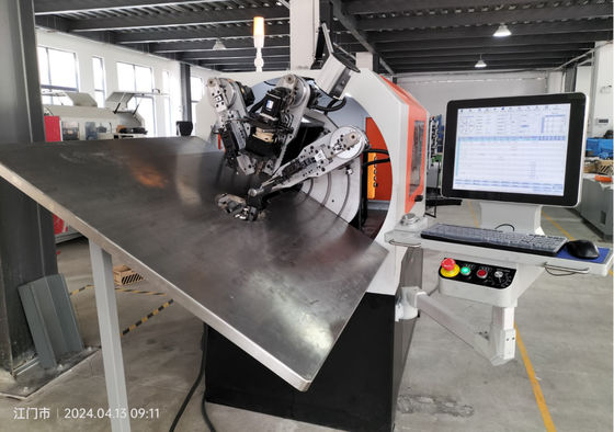 Servo Mesin Pembuat Pegas CNC Multifungsi Pembentuk Kawat 0,3 - 2,5Mm