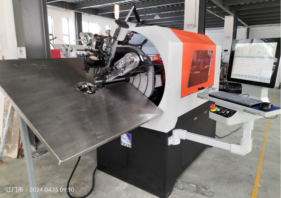Mesin Pembuat Pegas CNC Multifungsi Pembentuk Kawat 0,3 - 2,5mm Dengan Penggerak Servo
