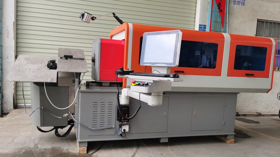 Mesin CNC Wire Bending, 8 Axis 3D Wire Bender