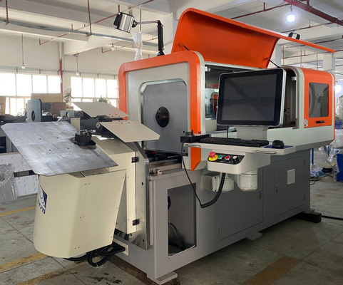 Mesin CNC Wire Bending, 8 Axis 3D Wire Bender