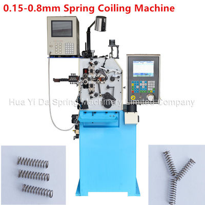 Pegas Spiral Pembuatan Mesin Pegas CNC Kustom Dari Stok Kawat 0,8mm