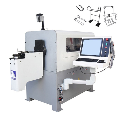 Kontrol Komputer 14mm-16mm Otomatis Bending 3D Wire Forming Machine Dengan 6 Axis