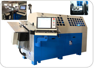 Akurasi Tinggi Spring Bending Machine, Ten Axes Stabil CNC Wire Bender