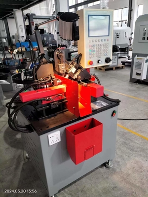 M4-M10 6 Axis High Precision CNC Helicoil Spring Making Machine Untuk Wire Thread Insert