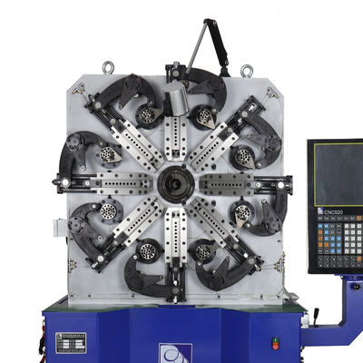 5.5KW 4 Axis CNC Spring Mantan Ketegangan Pegas Torsi Membuat Sistem Cepat