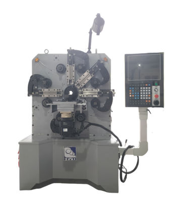 Mesin Pembuat Pegas Cam CNC Berliku 1.0-4.0mm Dengan Motor Servo Sanyo