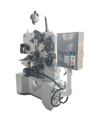 Mesin Pembuat Pegas Cam CNC Berliku 1.0-4.0mm Dengan Motor Servo Sanyo