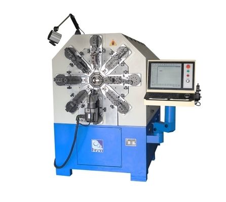 Automatic 12 Axes CNC Spring Machine with 1-4mm Wire Capacity and 100m/min Speed for High Efficiency