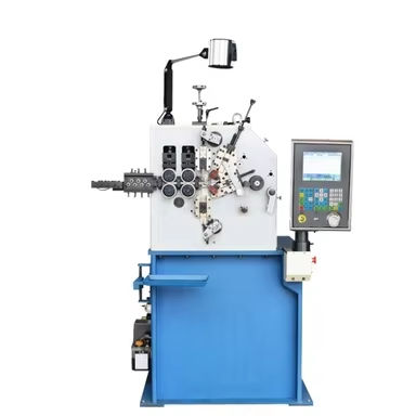 High-Precision 0.15-0.8MM CNC Spring Machine with 2 Axes Servo Motors and Max Wire Speed 1200m/min
