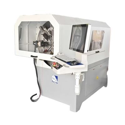 Mesin Pegas CNC Efisiensi Tinggi 0,3-2,5mm Coiler Komputer Multi Fungsi