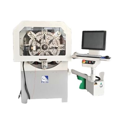 Mesin Pegas CNC Efisiensi Tinggi 0,3-2,5mm Coiler Komputer Multi Fungsi