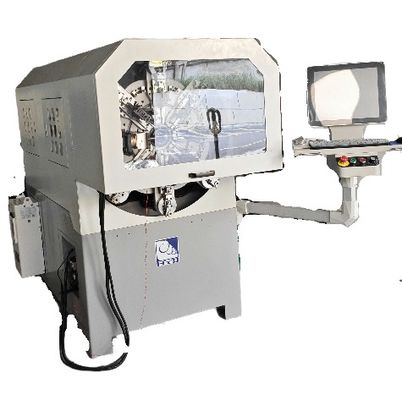 Mesin Pegas CNC Efisiensi Tinggi 0,3-2,5mm Coiler Komputer Multi Fungsi