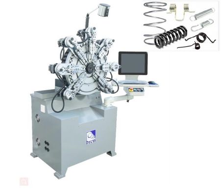Peralatan Pembuatan Pegas 380V 50Hz Kebisingan Rendah Sistem Diameter Kawat Maks 2.5mm