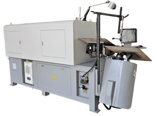Komputer dikendalikan Spring Wire Bending Machine Dan Mesin Forming Untuk 2-8mm Steel Wire