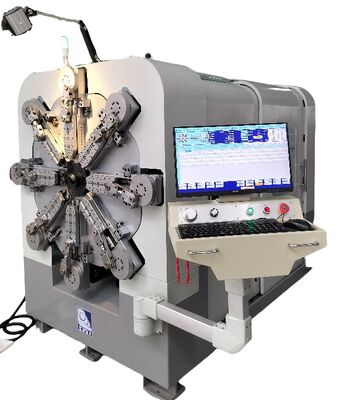 HYD 2.0-6.0mm CNC Otomatis Camless Spring Maker Coiling Forming Machine dengan Motor Core Component untuk Metal & Metallurgy