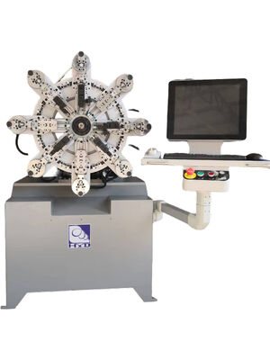 Mesin Gulung Pegas Otomatis Presisi TANPA KAN untuk Manufaktur dan Pembentukan Komponen Inti Motor 0,3-2,5 MM Multifungsi