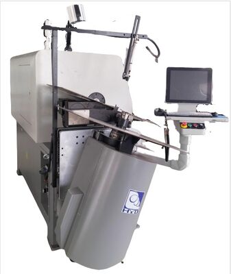 Mesin Bending Kawat 3D Presisi Tinggi 8-Axis 2.0-8.0mm Otomatis Kawat Putar untuk Industri Otomotif Metalurgi Motor