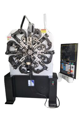 Peralatan Pembuatan Pegas CNC Cam 4.0mm Sanyo Motor CE ISO9001 Sistem Biru
