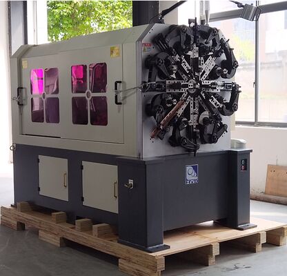 Peralatan Pembuatan Pegas CNC Cam 4.0mm Sanyo Motor CE ISO9001 Sistem Biru