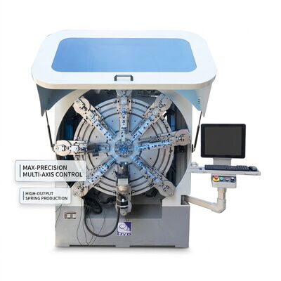 Multi Axes Computer Spring Forming Machine High Output CNC Spring Machine Line (Mesin untuk membentuk rantai dengan menggunakan komputer)