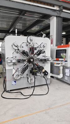 Peralatan Bending Kawat Tanpa Cam 2.0-6.0mm, Mesin Penggulung Pegas Otomatis 12 Sumbu