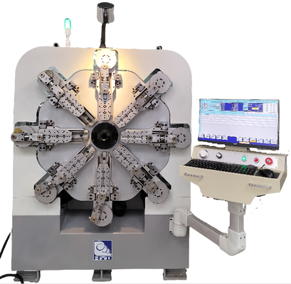Camless Automatic Spring Machine, Spring Coiling Machine Dengan Dua Belas