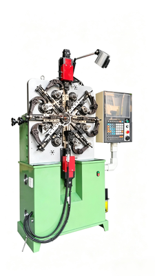Mesin Pembentuk Pegas CNC Kecepatan Tinggi 0,2 - 2,3mm Dengan Decoiler 100KG