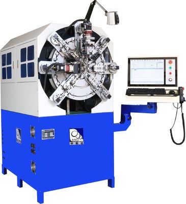 CNC Control Spring Bending Machine Coiling 0.3 - 2.5mm Wire Mesin Spring CNC