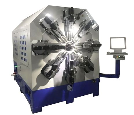 Mesin Pembuat Pegas CNC Akurasi Tinggi Sistem Motor Servo Sumbu Tunggal