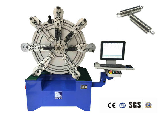 4.0mm Kontrol CNC Mesin Manufaktur Pegas Sistem Pembentukan Melingkar