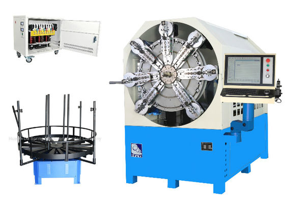 Mesin Pembuat Pegas Kawat Rotary CNC Sistem Dua Belas Hingga Empat Belas Sumbu