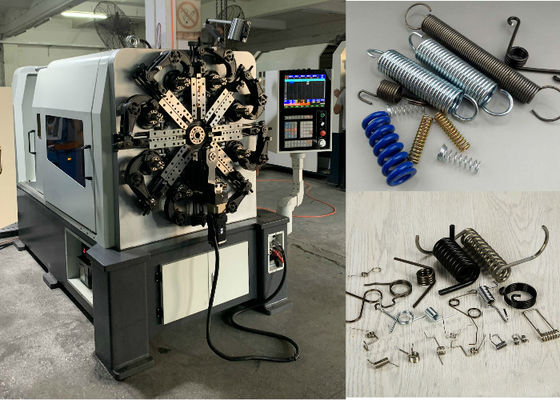 ISO9001 5 Axis 4,0mm Wire Spring Making Machine 17,5KW CNC Spring Former