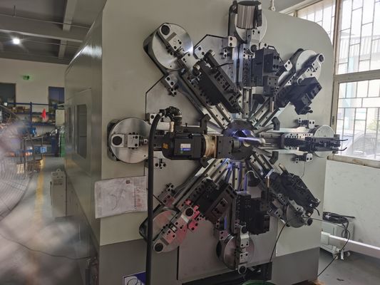 Mesin Pembentuk Pegas Suspensi CNC Sanyo Motor Pembentuk Koil Presisi