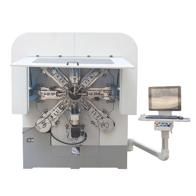 Camless 14 Axes CNC Spring Membuat Mesin Melingkar Dengan Kawat Rotary Mantan