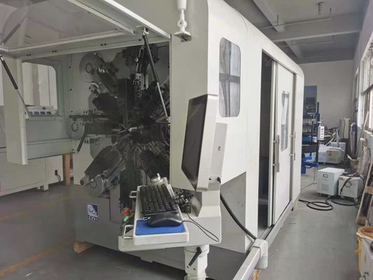 Camless 14 Axes CNC Spring Membuat Mesin Melingkar Dengan Kawat Rotary Mantan