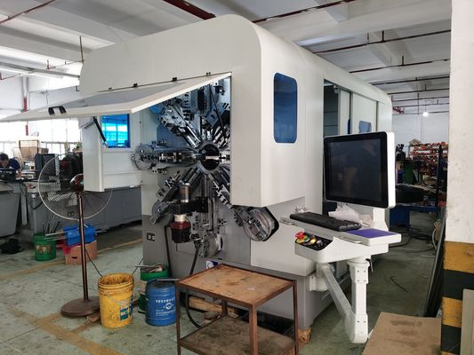 Mesin Penggulung Pegas Suspensi Otomotif 6.0mm Mesin Pegas CNC Tanpa Cam