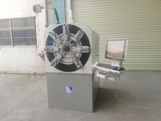Rock Free Camless 12 Poros CNC Spring Forming Membuat Mesin Wire Rotary
