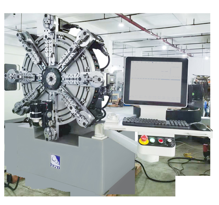 2.5mm CNC Wire Forming Machine Wire Spring Membuat Mesin Dengan Wire Rotary