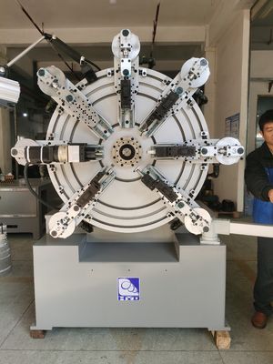 4.0mm Kontrol CNC Mesin Manufaktur Pegas Sistem Pembentukan Melingkar