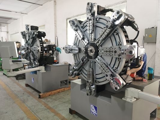 4.0mm Kontrol CNC Mesin Manufaktur Pegas Sistem Pembentukan Melingkar