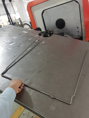 Peralatan Bending Wire Otomatis Sepuluh Axes Dikontrol Dengan Kecepatan Makan 70m / Min