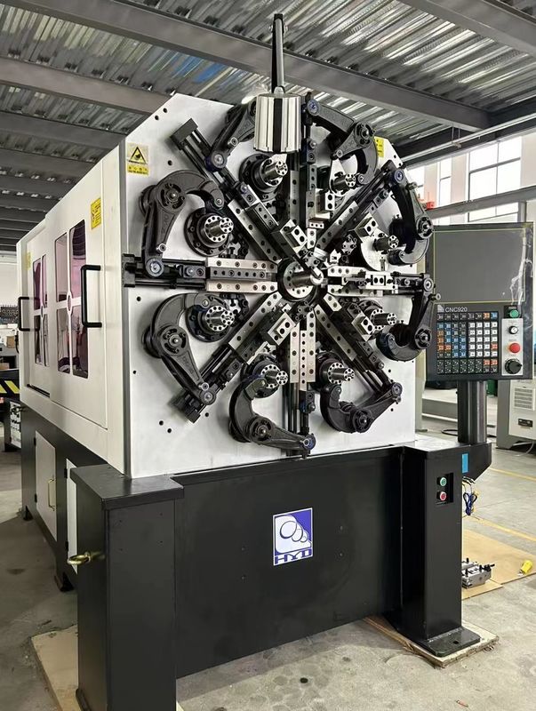 HYD-40T-5A Mesin Pembentuk Pegas CNC Lima Sumbu Menangani Kawat 1.0-4.2mm