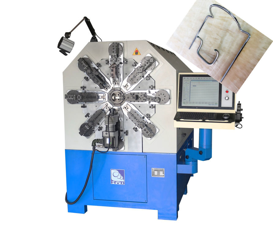 Mesin Pegas CNC Camless 380V 50Hz 27KW Untuk Sistem Baja Karbon 1 - 4mm