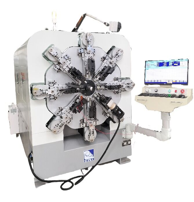 HYD 2.0-6.0mm CNC Otomatis Camless Spring Maker Coiling Forming Machine dengan Motor Core Component untuk Metal & Metallurgy