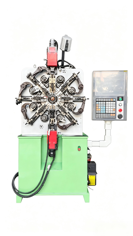 Mesin Pembentuk Pegas CNC Kecepatan Tinggi 0,2 - 2,3mm Dengan Decoiler 100KG