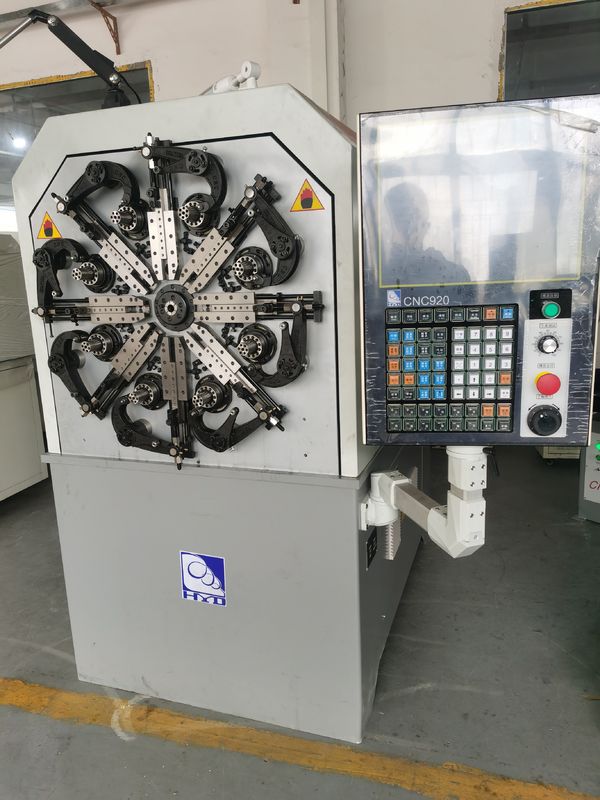 4mm Cam Wire Rotary Spring Forming Machine Dengan Spinner CNC Spring Machine