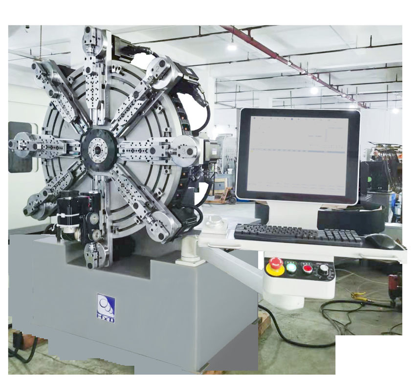 4.0mm Kontrol CNC Mesin Manufaktur Pegas Sistem Pembentukan Melingkar